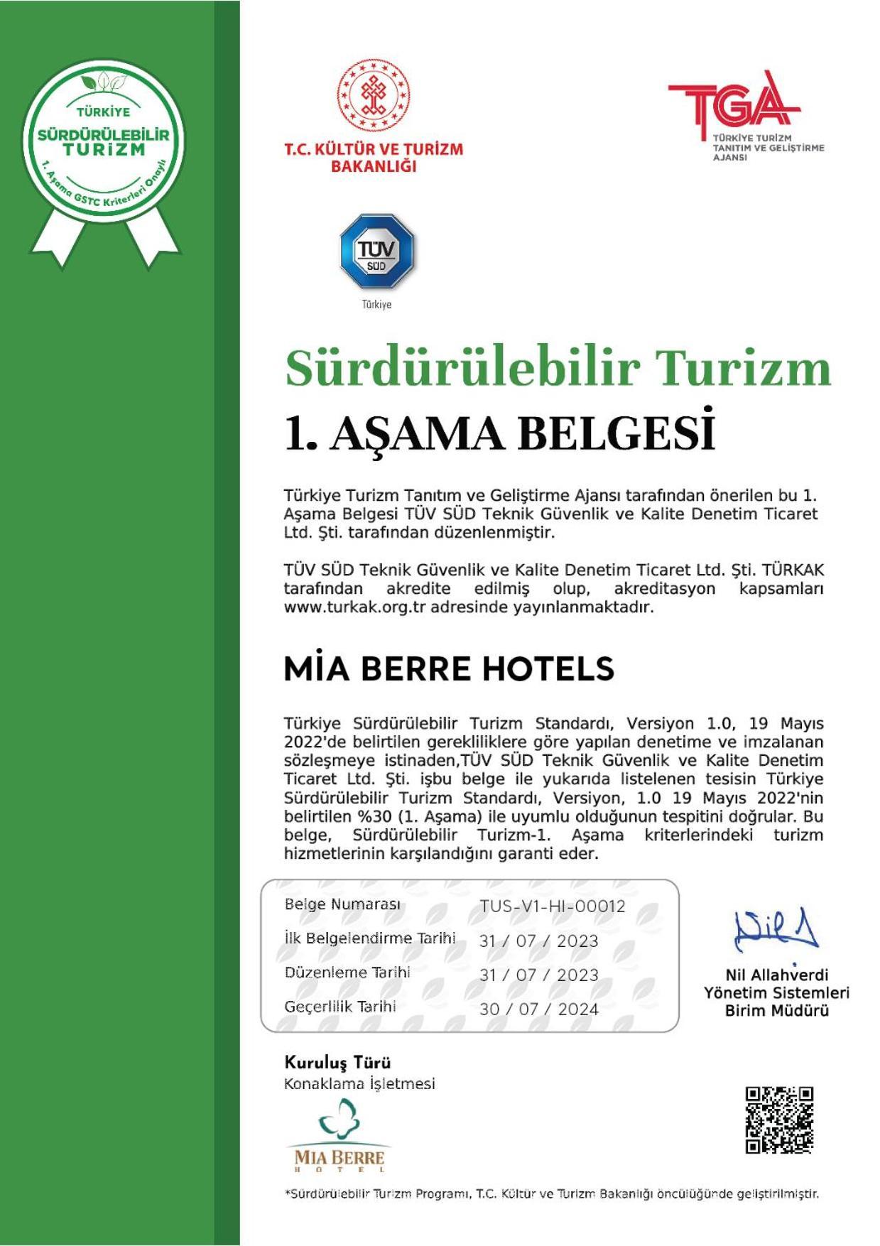 Mia Berre Hotels Κωνσταντινούπολη Εξωτερικό φωτογραφία